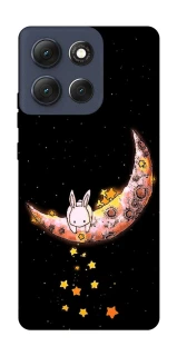 Чехол на Motorola Moto G86 Moon rabbit фото 1 из 1