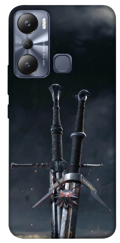 Чехол на Infinix Hot 20i Мечи Ведьмака фото 1 из 1