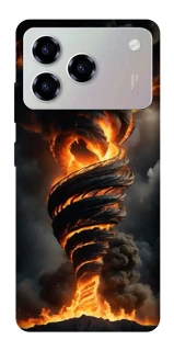 Чехол на ZTE Blade A76 Огненный торнадо фото 1 из 1