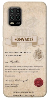 Чохол на Xiaomi Mi 10 Lite The Hogwarts acceptance letter фото 1 з 1