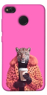 Чохол на Xiaomi Redmi 4X Леопард з кавою фото 1 з 1