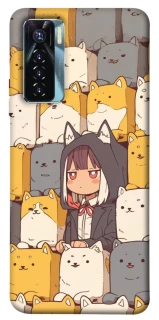 Чохол на TECNO Camon 17 Pro Like a cat фото 1 з 1