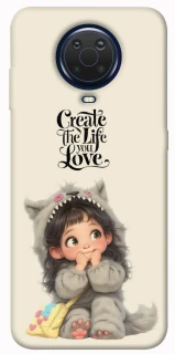 Чехол на Nokia G20 / G10 / 6.3 Create the life you love фото 1 из 1