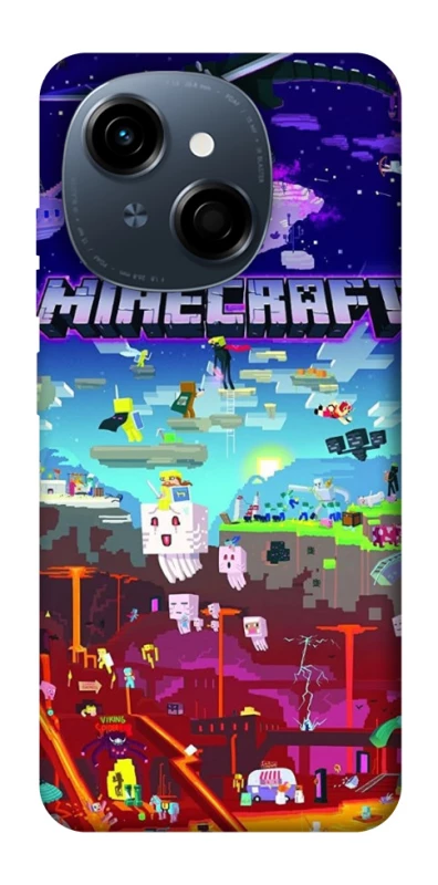 Чехол на TECNO Spark Go 1 Minecraft world фото 1 из 1