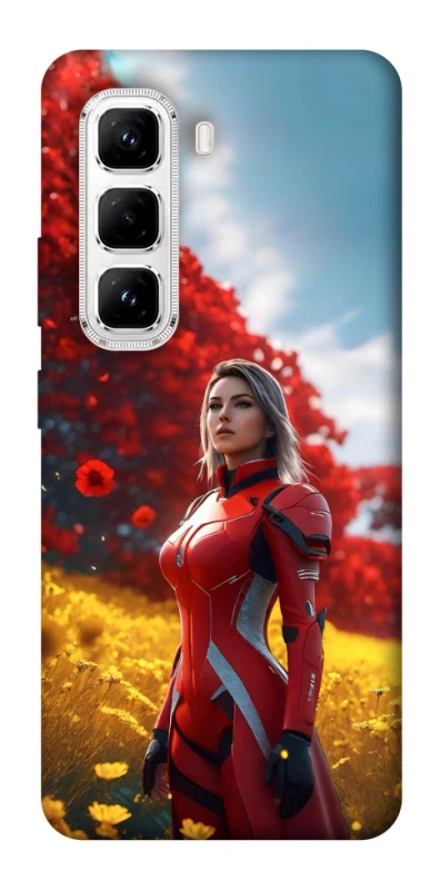 Чохол на Infinix Hot 50 Pro Cyber space girl ver.5 фото 1 з 1