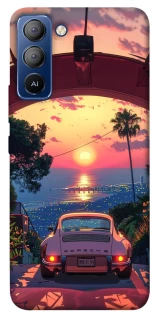 Чехол на TECNO Pop 5 LTE Porsche at sunset фото 1 из 1