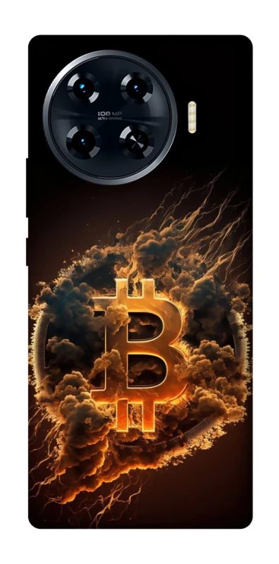 Чохол на TECNO Spark 20 Pro+ Smoky Bitcoin фото 1 з 1