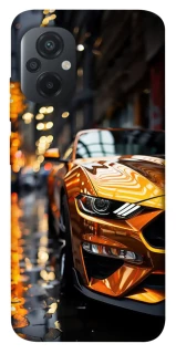 Чохол на Xiaomi Poco M5 Golden sports car фото 1 з 1