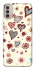 Чехол на Motorola Moto E40 Pretty hearts фото 1 из 1