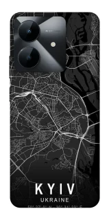 Чехол на Realme Note 60x Kyiv map фото 1 из 1