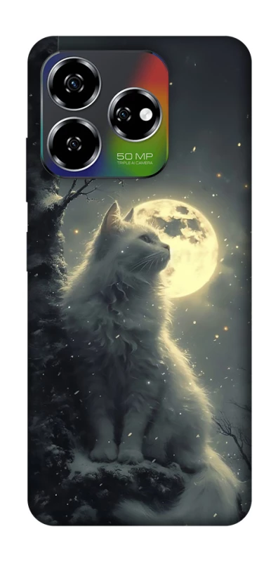 Чохол на ZTE Nubia V60 Кіт під місяцем фото 1 з 1