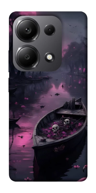 Чехол на Xiaomi Redmi Note 13 Pro 5G Boat and flamingo фото 1 из 1