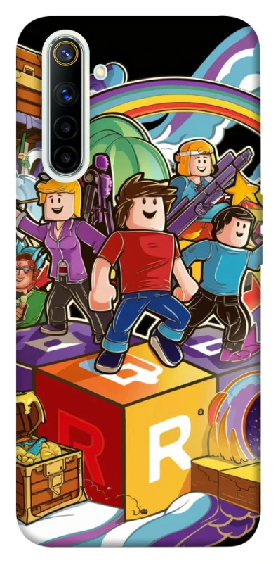 Чохол на Realme 6 Roblox family фото 1 з 1