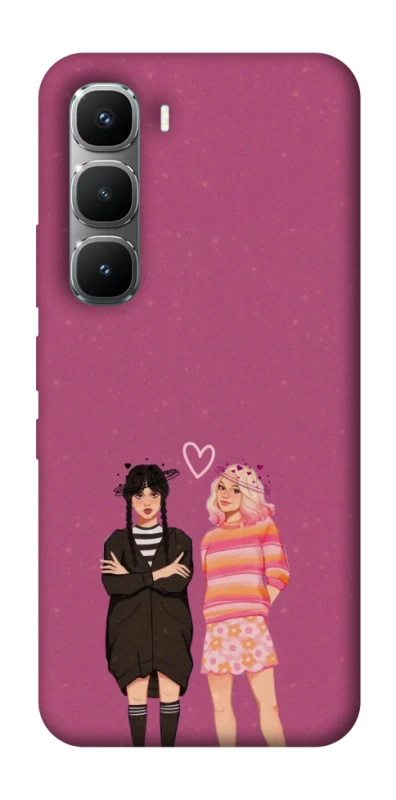 Чехол на Infinix Hot 60 Pro Raven & Rainbow Wednesday фото 1 из 1