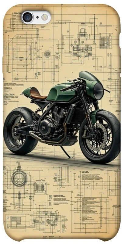 Чохол на Apple iPhone 6/6s (4.7") Bike model фото 1 з 1