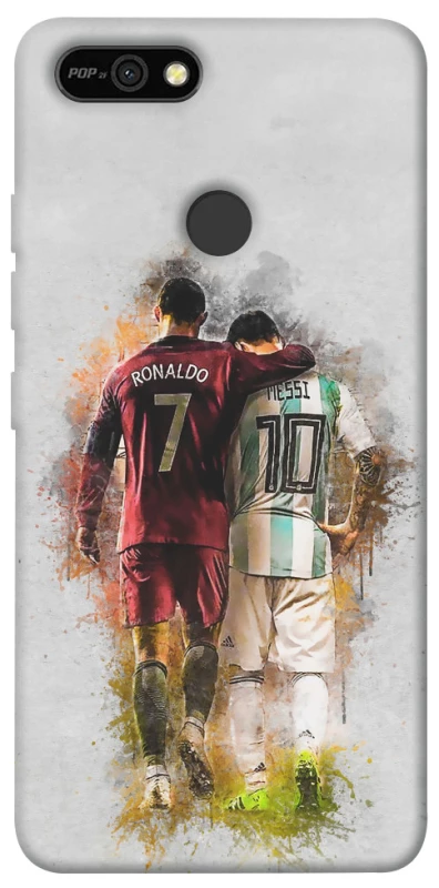 Чохол на TECNO POP 2F Ronaldo та Messi фото 1 з 1