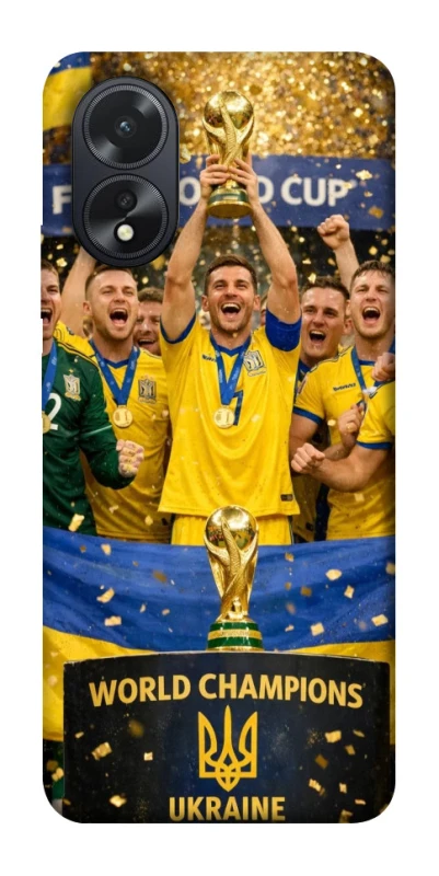 Чохол на Oppo A18 UA-Football ver.5 фото 1 з 1