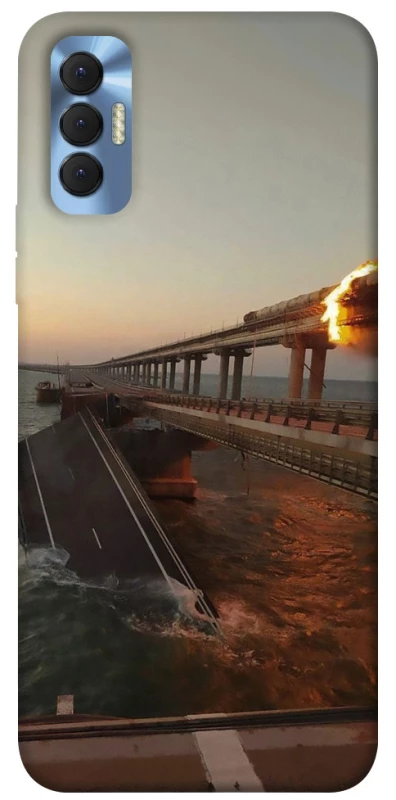 Чохол на TECNO Spark 8P Кримський міст втомився фото 1 з 1