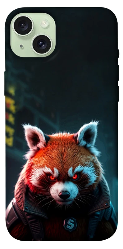 Чохол на Apple iPhone 15 Plus (6.7") Cyber Red Panda фото 1 з 1