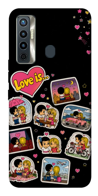 Чохол на TECNO Camon 17 Love is ver.3 фото 1 з 1