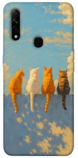 Чехол на Oppo A31 cats on wall фото 1 из 1
