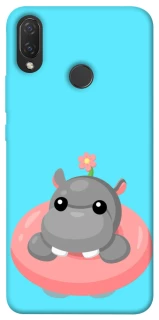 Чехол на Huawei P Smart+ (nova 3i) Adopt Me Hippo Floatie фото 1 из 1
