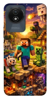 Чохол на Vivo Y02 Minecraft v6 фото 1 з 1