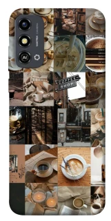 Чохол на ZTE Blade A53 Coffee collage ver.3 фото 1 з 1