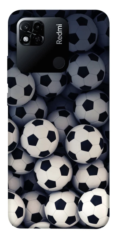 Чохол на Xiaomi Redmi 10A Футбольні м'ячи фото 1 з 1