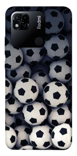Чехол на Xiaomi Redmi 10A Футбольные мячи фото 1 из 1