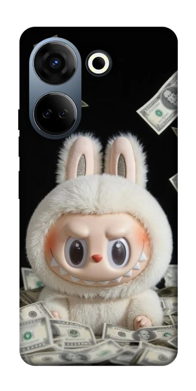 Чохол на TECNO Camon 20 Pro (CK7n) Dollar Labubu фото 1 з 1