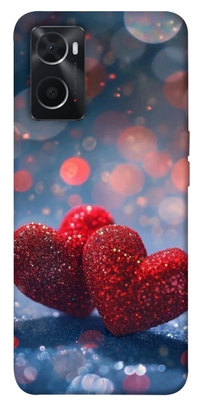 Чохол на Oppo A76 4G Red hearts фото 1 з 1
