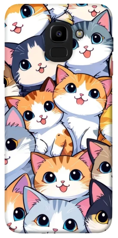 Чохол на Samsung J600F Galaxy J6 (2018) Cute Cat v2 фото 1 з 1