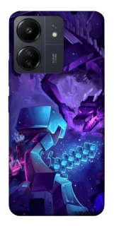 Чехол на Xiaomi Poco C65 Minecraft dragon фото 1 из 1