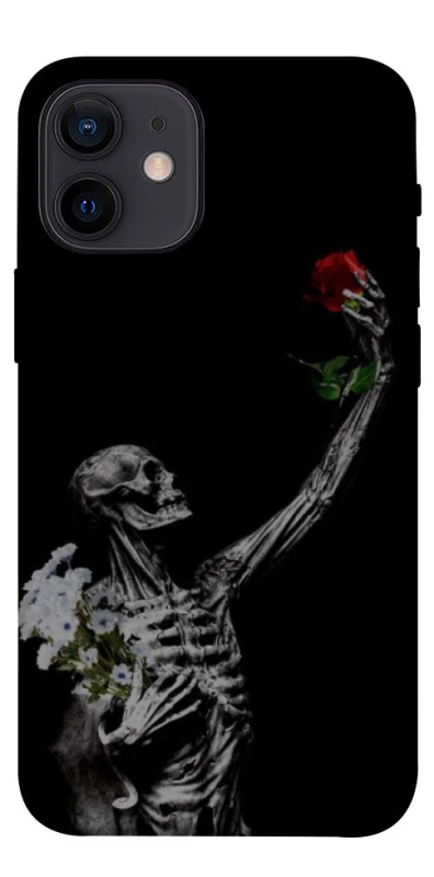 Чохол на Apple iPhone 12 mini (5.4") Skeleton vs Rose фото 1 з 1