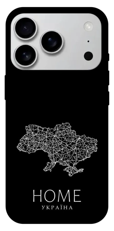 Чохол на Apple iPhone 17 Pro Max (6.9") Ukraine black map фото 1 з 1