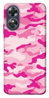 Чехол на Oppo A17 camouflage pink фото 1 из 1