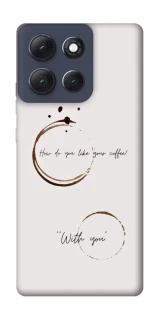 Чохол на Motorola Moto G86 Power Coffee with you фото 1 з 1