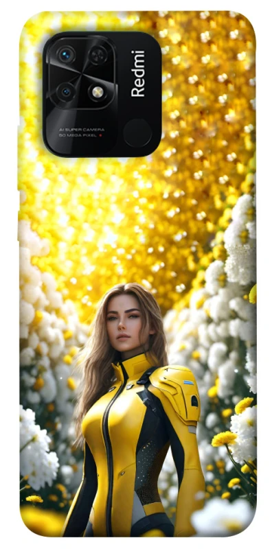 Чохол на Xiaomi Redmi 10C Cyber space girl ver.2 фото 1 з 1