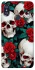 Чохол на Xiaomi Redmi Note 5 Pro / Note 5 (AI Dual Camera) skull and rose фото 1 з 1