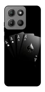 Чохол на Motorola Moto G15 Power Black Cards фото 1 з 1