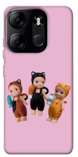 Чехол на Tecno Spark Go 2023 Cat Cafe Trio фото 1 из 1