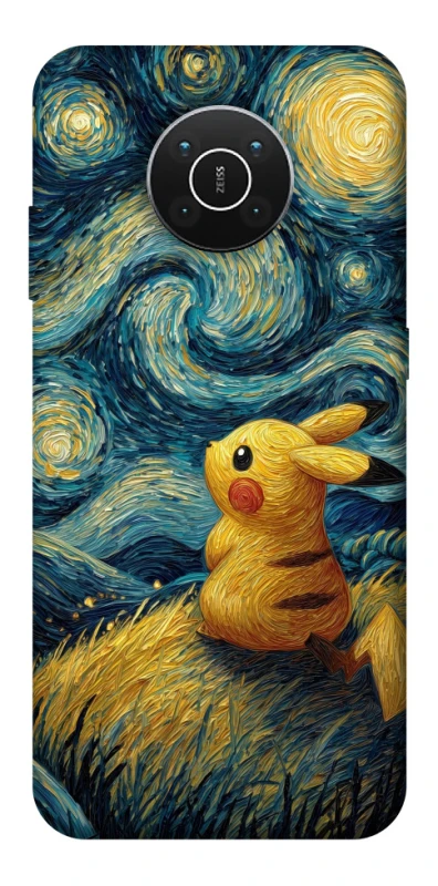 Чохол на Nokia X10 / X20 Pikachu and Van Gogh фото 1 з 1