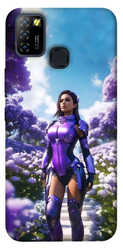 Чохол на Infinix Hot 10 Lite Cyber space girl ver.4 фото 1 з 1