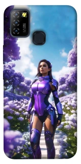 Чохол на Infinix Hot 10 Lite Cyber space girl ver.4 фото 1 з 1
