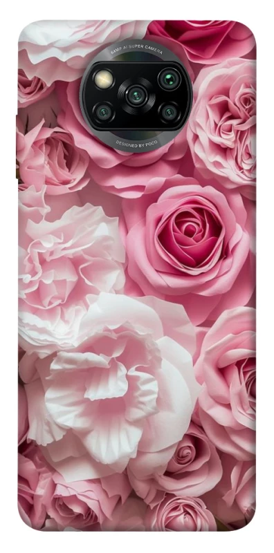 Чехол на Xiaomi Poco X3 NFC / Poco X3 Pro Розовые цветы фото 1 из 1