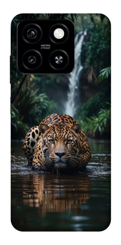 Чохол на ZTE Blade A55 4G Leopard in water фото 1 з 1