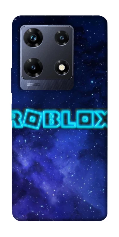 Чохол на Infinix Note 30 Pro Roblox Space Logo Blue фото 1 з 1