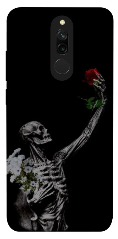 Чохол на Xiaomi Redmi 8 Skeleton vs Rose фото 1 з 1