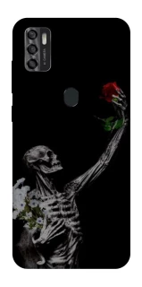 Чехол на ZTE Blade A7s (2020) Skeleton vs Rose фото 1 из 1